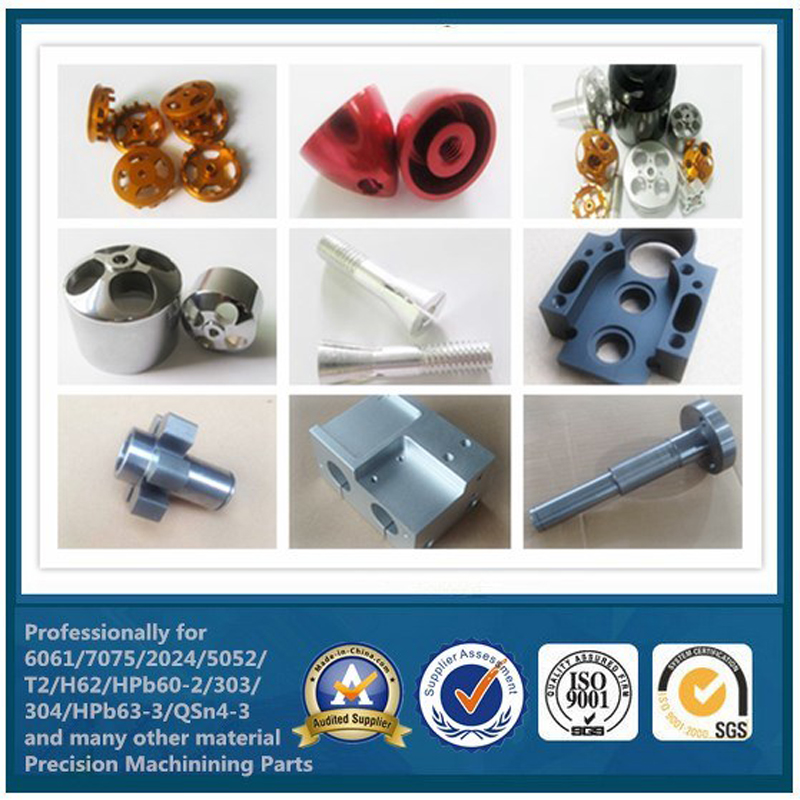 Procesamiento CNC de piezas de mecanizado de componentes de aluminio anodizado en China