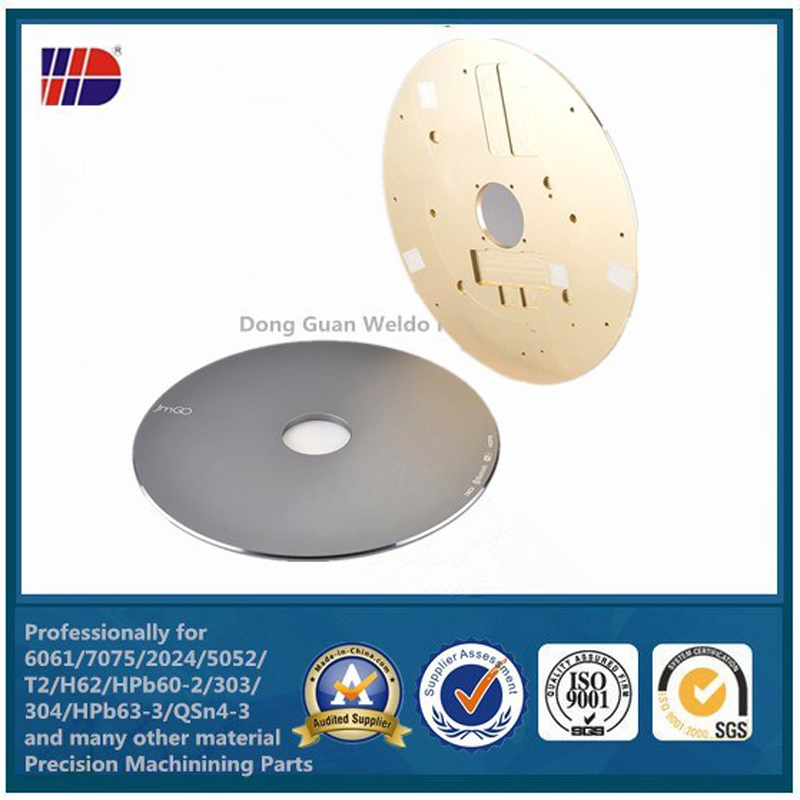 Las piezas de aluminio maquinadas en CNC mecanizadas CNC de la fábrica central modificaron el chorro de arena anodizado
