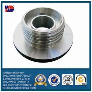 Piezas torneadas CNC modificadas para requisitos particulares del metal del metal de la precisión del acero inoxidable