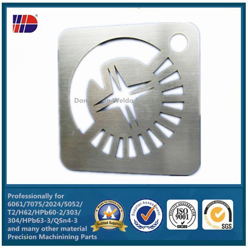 Procesamiento de mecanizado de chapa de aluminio con fresado cnc.