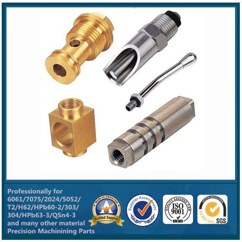 Productos de mecanizado de cobre CNC de alta precisión que fresan piezas de torneado