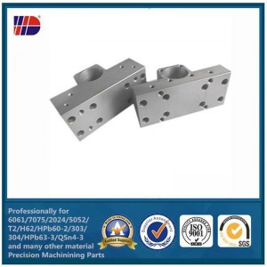 Fábrica ISO9001 Central Machinery cnc torno fresado piezas de aluminio