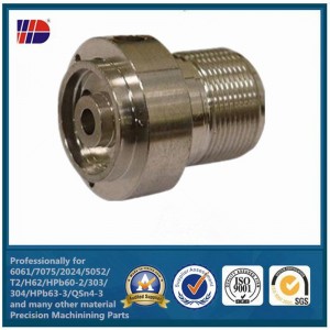 OEM ODM alta precisión SUS304 # 45 Metal Parts China mecanizado CNC fabricante